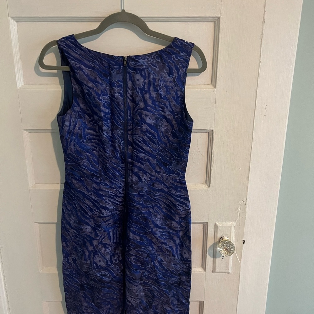 Patterned blue Banana Republic dress